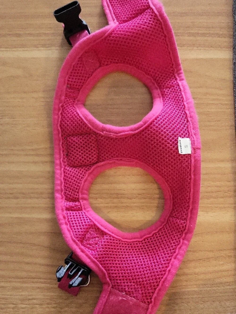 EcoBark Hot Pink Mesh Dog Harness with D-Ring